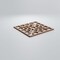 Ekena Millwork Small Harlingen Decorative Fretwork Wood Wall Panels, Hickory, 11 3/8"W x 11 3/8"H x 3/8"T WALW12X12X0375GLNHI - alternate 2